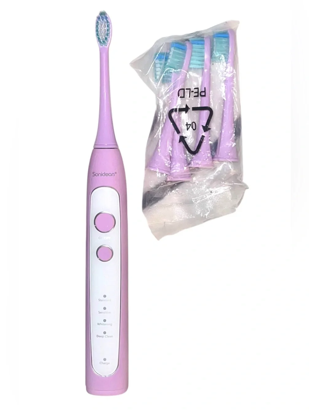 Soniclean Pro 4800 Lilac Electric Toothbrush With 5 Brush Heads, No Charger Base